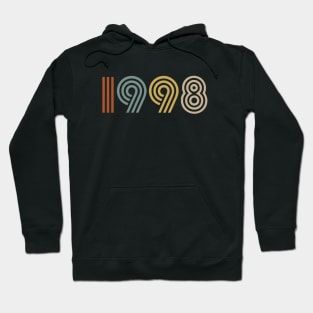 1998 Birth Year Retro Style Hoodie